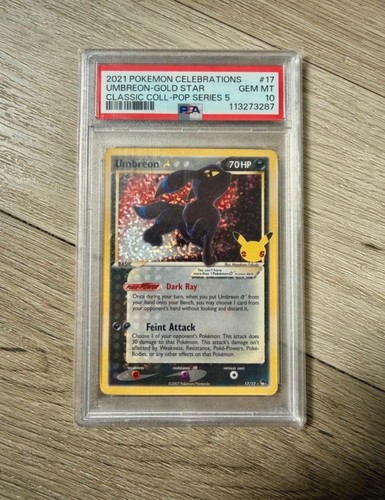 Pokemon psa umbreon gold - 10,