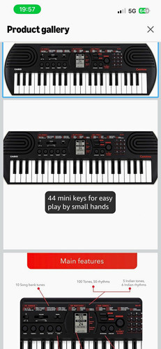 Casio casiotone 44 - casiotone, sa-81