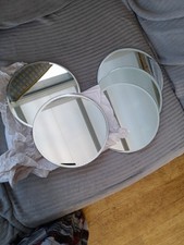  17 x 20cm small circular mirror centrepiece/wedding/party/candle plates