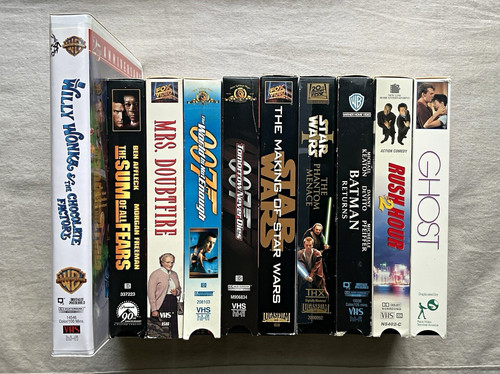 Vhs movie lot 10 - vhs,