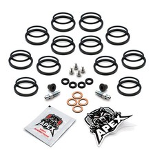 Kawasaki ZX6R Ninja G2 1999 Front Brake Caliper Seal Service Kit Rebuild Rubbers