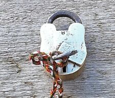 ANTIQUE BRASS PADLOCK SMALL