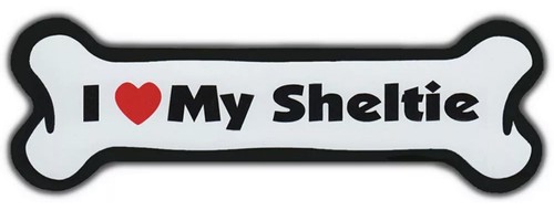 Dog bone magnet love - bone, i