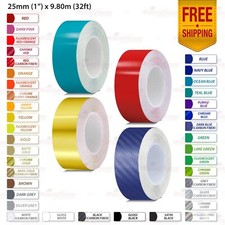 1" 1.5" 2" 3" 4" 6" 8" Roll PIN STRIPE Car Motorcycle Decal TAPE Vinyl Stickers