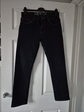 Red Herring Dark Denim Slim Fit Jeans. Size 30S, 28inch leg. In Great Condition