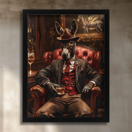Donkey wall art - wall,
