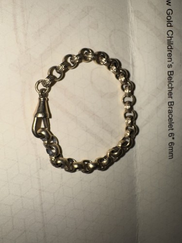 9ct gold children belcher - 9ct,