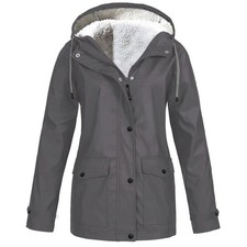 Women's Fleece Parka Hooded