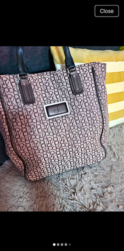 Calvin klein monogram canvas - klein,