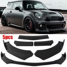 For MINI COOPER R53 R56 F56 Lower Front Bumper Lip Spoiler Splitter Gloss Black
