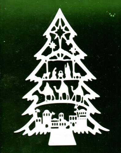 Christmas tree nativity - christmas,