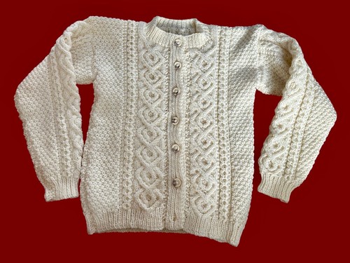 Ladies arran knit - knit, wool