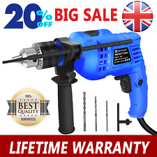 1500W Power Hammer Drill Heavy Duty Corded Electric Impact Driver with Bit Set 