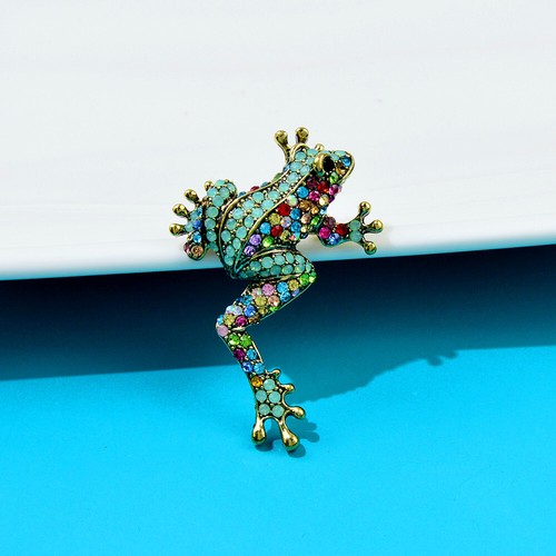 Art deco style leaping - style, frog