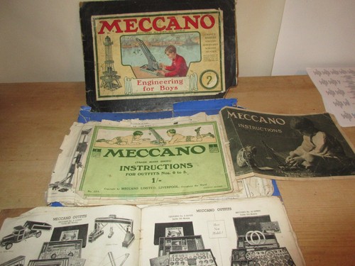C1920 vintage meccano set - c1920, 2