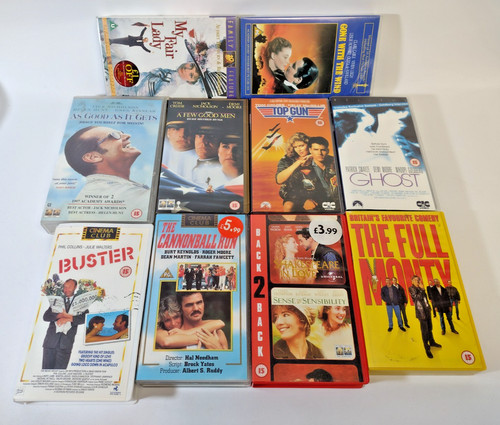 Vhs movies bundle classic - vhs, 10