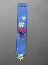 Embroidered BOOKMARK Swiss