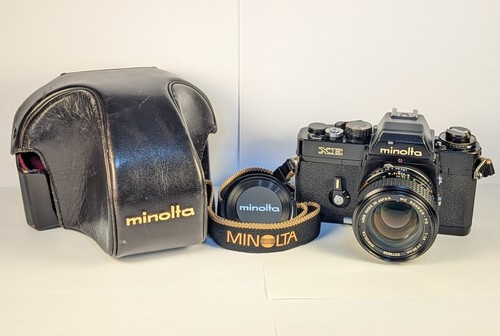 Black minolta 35mm slr - 35mm,