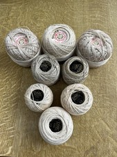 Coats Chain Mercer & DCM Crotchet Cotton. New & Used Balls.