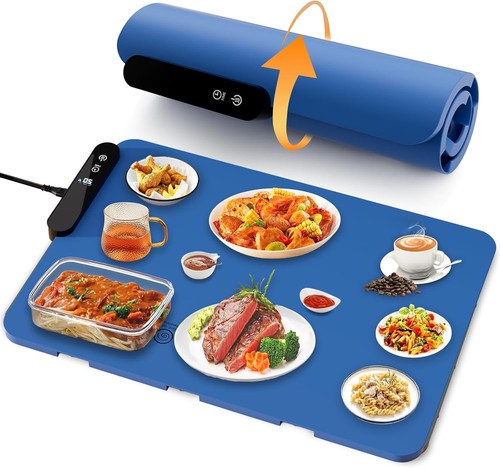 Electric warming tray rollable - warming,
