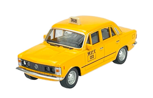 Welly fiat 125p taxi yellow - welly,