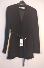 Zara Black V Neck Blazer