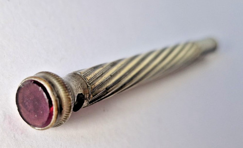 Silver plated dip pen holder - plated,