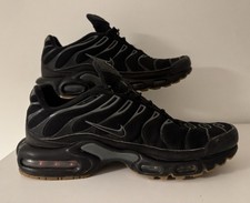 Nike Air Max Plus TN Black With Light Brown Gum Sole Men’s UK 9 