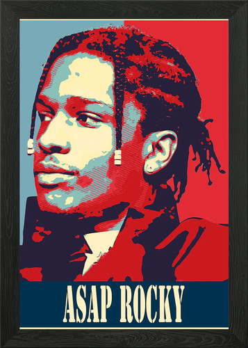 Asap rocky poster - rocky, wall