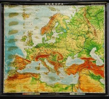 Mural Vintage Map Europe