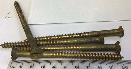 X14 brass countersunk head - 4”x14,