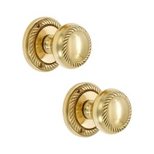 Door Knobs Pair 60mm Georgian