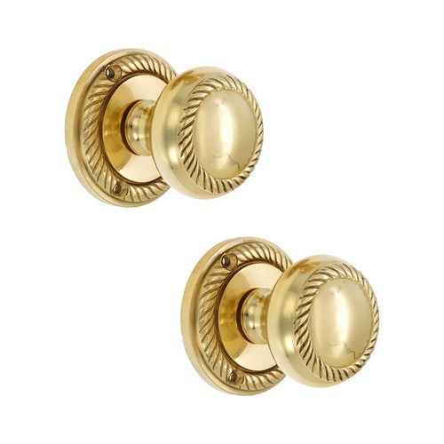 Door knobs pair 60mm - knobs, georgian