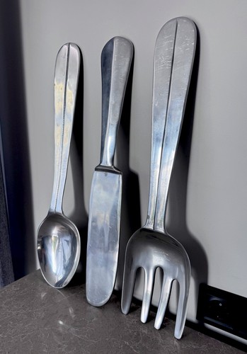 Vintage giant aluminum fork - vintage,