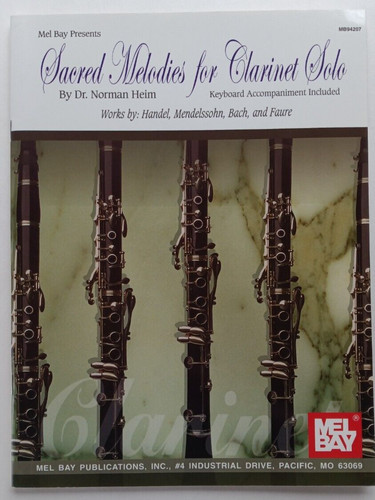 Sacred melodies for - for, clarinet