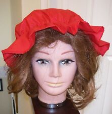 Victorian RED Mob Maid Mop Cap