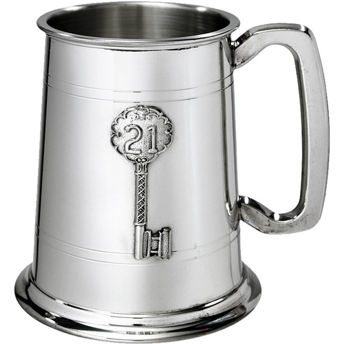Pewter beaker 21st birthday - 21st,