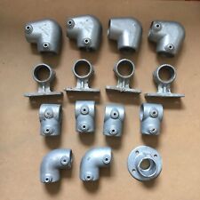 Q Clamp Scaffold Fittings X 15 Pieces - JOB LOT - Handrail Kee Clamp 44.2mm