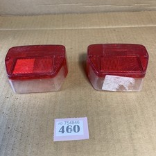 2 X Pattern Rear Brake Stop and Tail Light Lens Yamaha DT50M FS1 RD50M TY50M etc