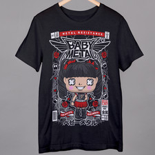 Baby Metal Heavy Metal Rock Pop Culture Comic Tee Unisex T-Shirt S–4XL