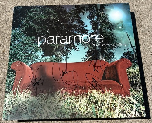 Paramore band signed green - signed,
