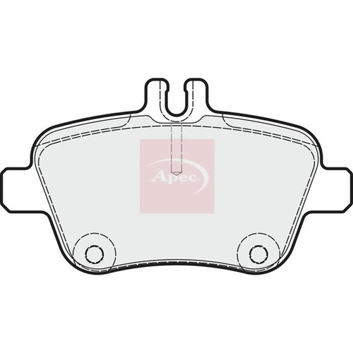 Apec rear brake - apec, pad