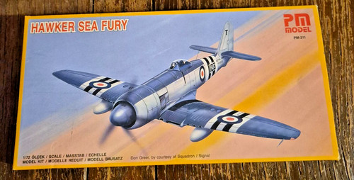 Models hawker sea fury - 1/72,