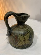 Vintage 70s greek pottery jug - vintage,