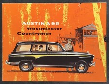 AUSTIN A95 Westminster Countryman Car Sales Brochure c1957  Ref 1370