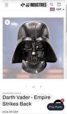 Skunkworks Props Darth Vader Empire Strikes Back Helmet And Signed Plaque