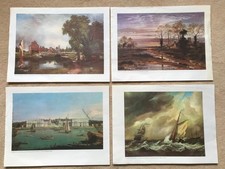 Vintage Fine Art Prints x 4 -