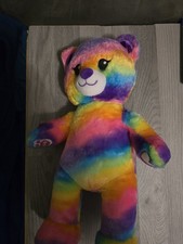 Rainbow Build A Bear Plush Joining Paws Hands