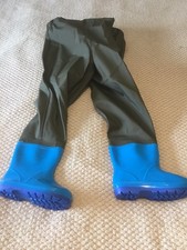 Kids Waders Size 11 Blue