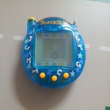 Tamagotchi Connection V3 ~ Translucent Blue With Stars ~ NEW BATTERY ~ VGWO